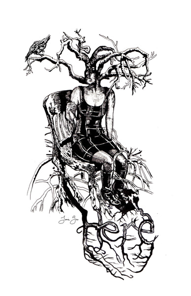 "Woman with Roots" Archival Print