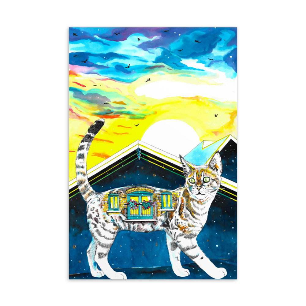 "Housecats: Catwalk," Postcard