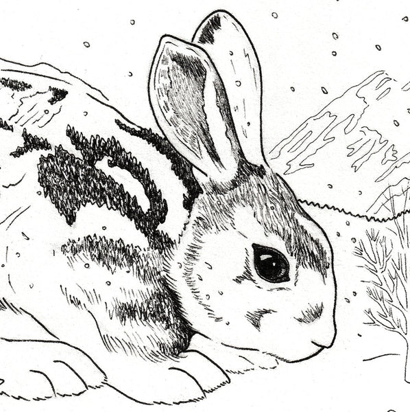 Asian Diasporic Zodiac: Earth Rabbit Archival Print