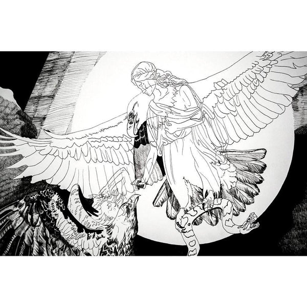 "Angels, Harpies, and the War of False Dichotomies," Archival Print