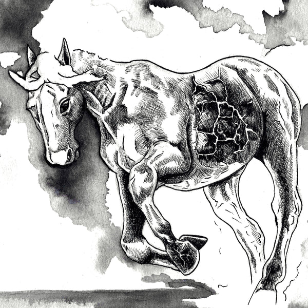AAPI Zodiac: Fire Horse, Archival Print