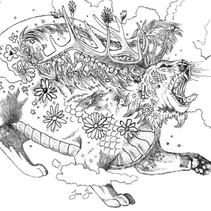 AAPI Zodiac: Earth Dragon, Archival Print