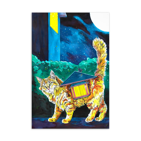 "Housecats: Oriel," Postcard