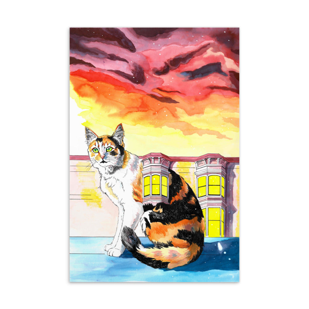 "Housecats: Fenestella," Postcard
